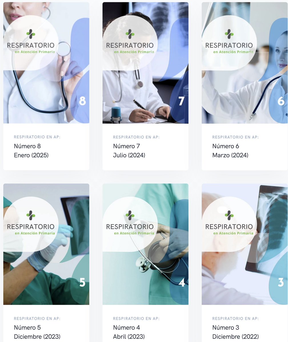 📚¿Conoces la Revista Respiratorio en Atención Primaria de @semergenap, elaborada por y para médicos de Atención Primaria desde el Grupo de Trabajo de Respiratorio <a href="/RSemergen/">Respiratorio Semergen</a>?
➡️ Accede gratuitamente a todos los números y no te pierdas contenidos sobre respiratorio de utilidad