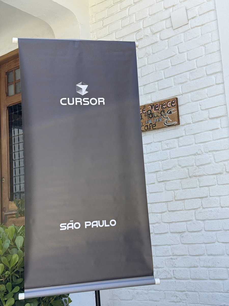 thayto_dev's tweet image. Cafe @cursor_ai - São Paulo edition