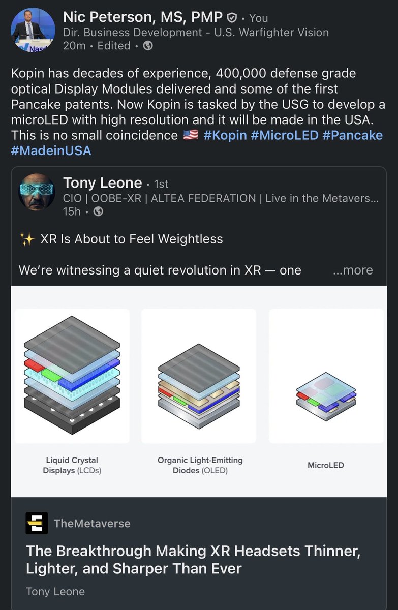 $KOPN hasn’t been hammering the news like they did in Super September and October, but they seem to be very busy executing!