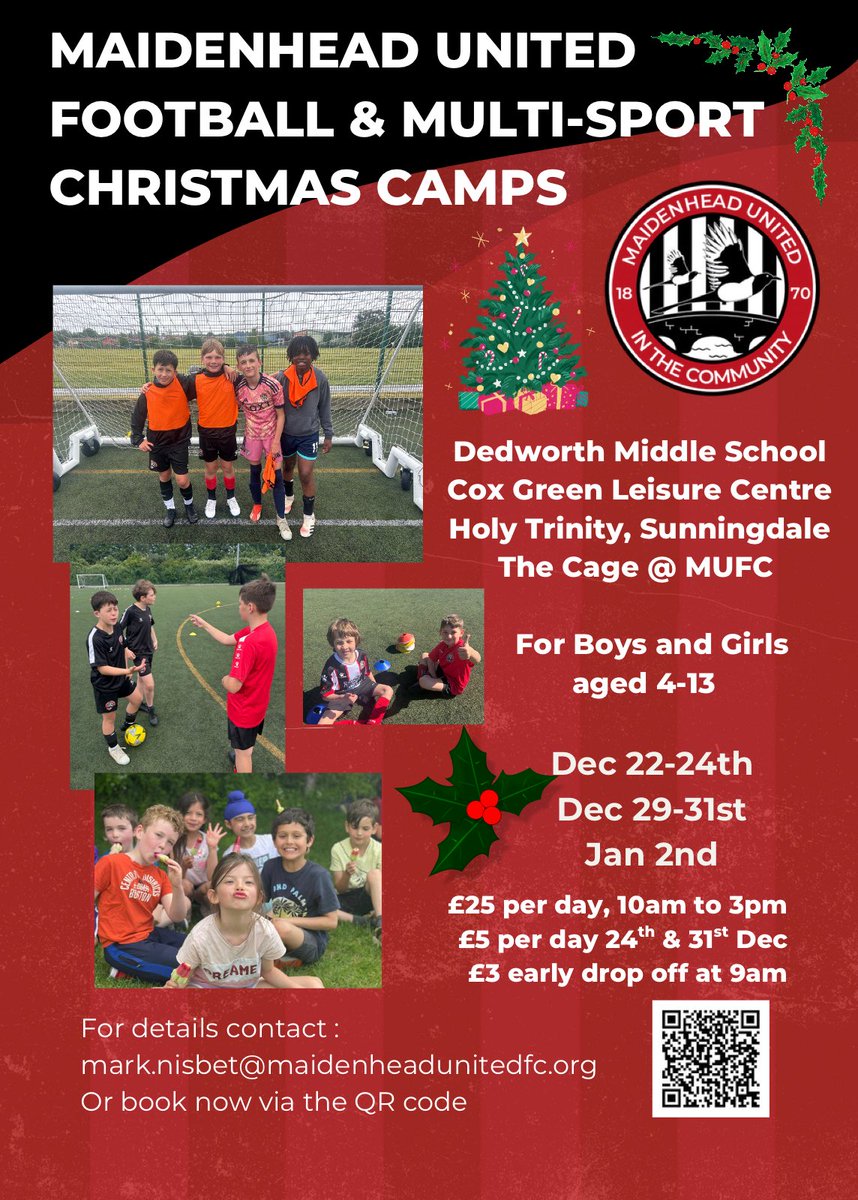 Maidenhead United in the Community tweet media