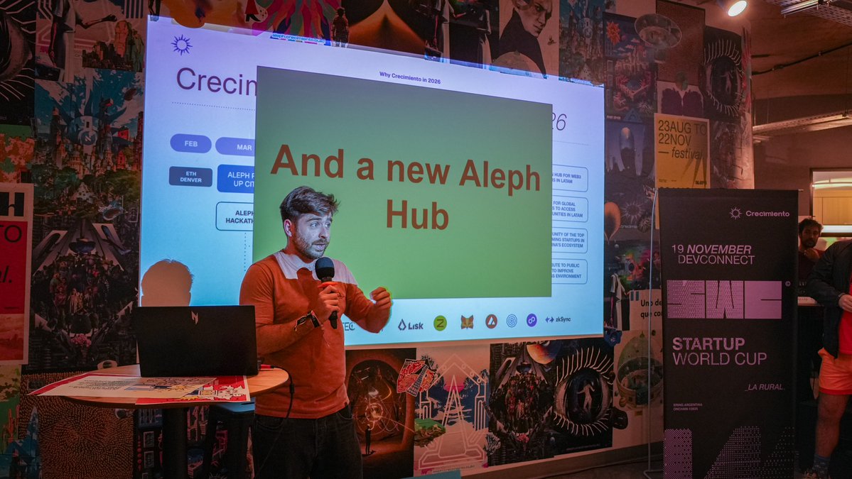 crecimientoar's tweet image. One thing became clear to us last month: This is the way.

During the last 18 months, we’ve been building a collective movement together: more than 10,000 builders came through our Pop-Up Cities, +1,000 startups engaged with our programs, and each month over 1,500 people from all…