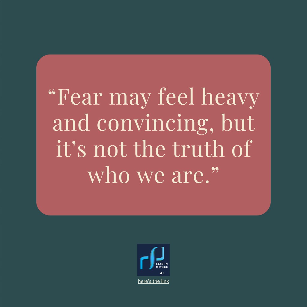 But the most powerful shift I ever experienced was realising this simple truth: fear was never real in the first place.

Read more 👉 lttr.ai/AlgDg

#fearvsfreedom #seeingthroughlimits #FearDisguises