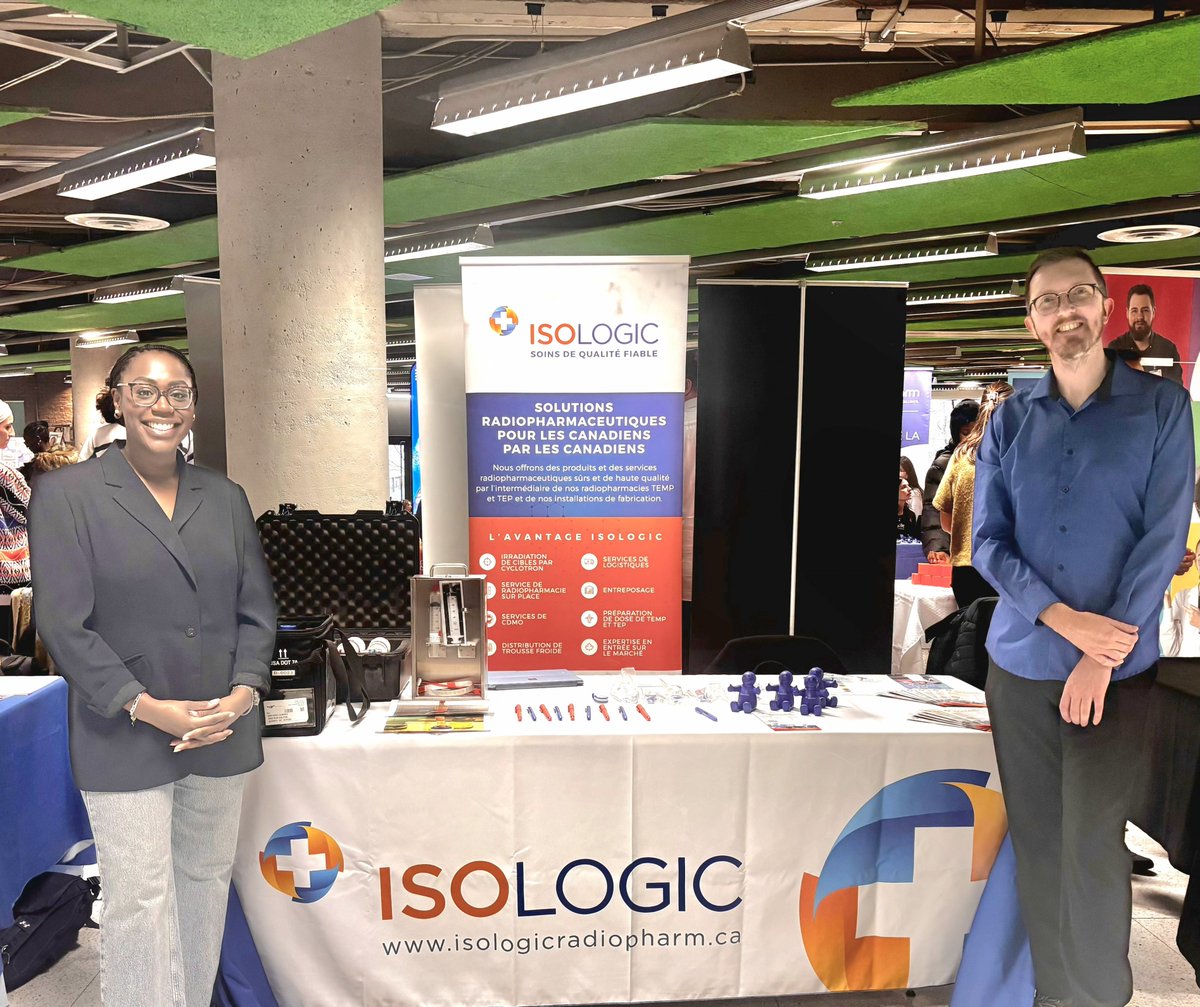 Isologic_Pharma's tweet image. 🎓 Isologic is at the Career Fair at Collège Ahuntsic!
Our team is currently on-site meeting with students and graduates from the Laboratory and Health Technology programs at Collège Ahuntsic!
We are proud to offer employment opportunities across Canada.