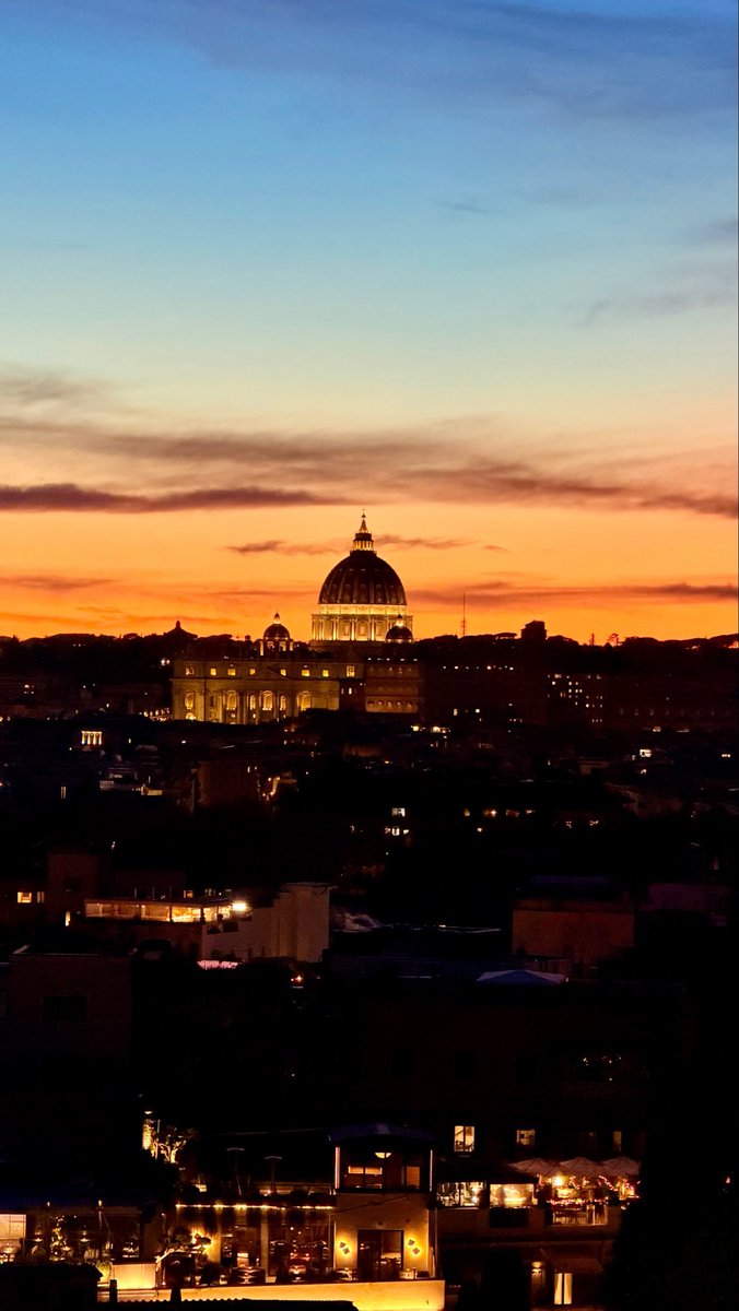 Tonight’s Rome sunset 🤩