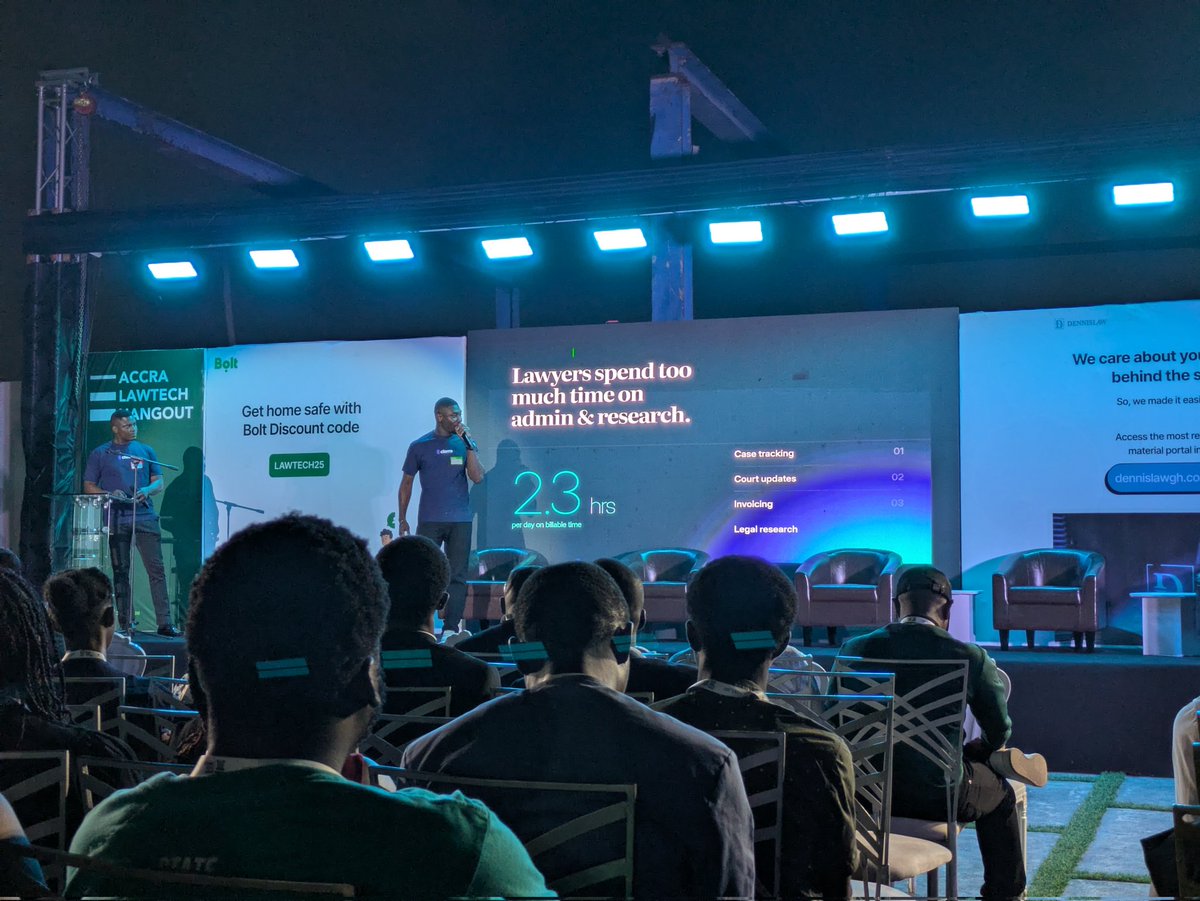 TechLabari's tweet image. We stopped by the Accra Lawtech Hangout from @Legaltec_lounge for it&apos;s 3rd edition.

The event has conversations regarding automation, AI and fundraising on the law tech ecosystem