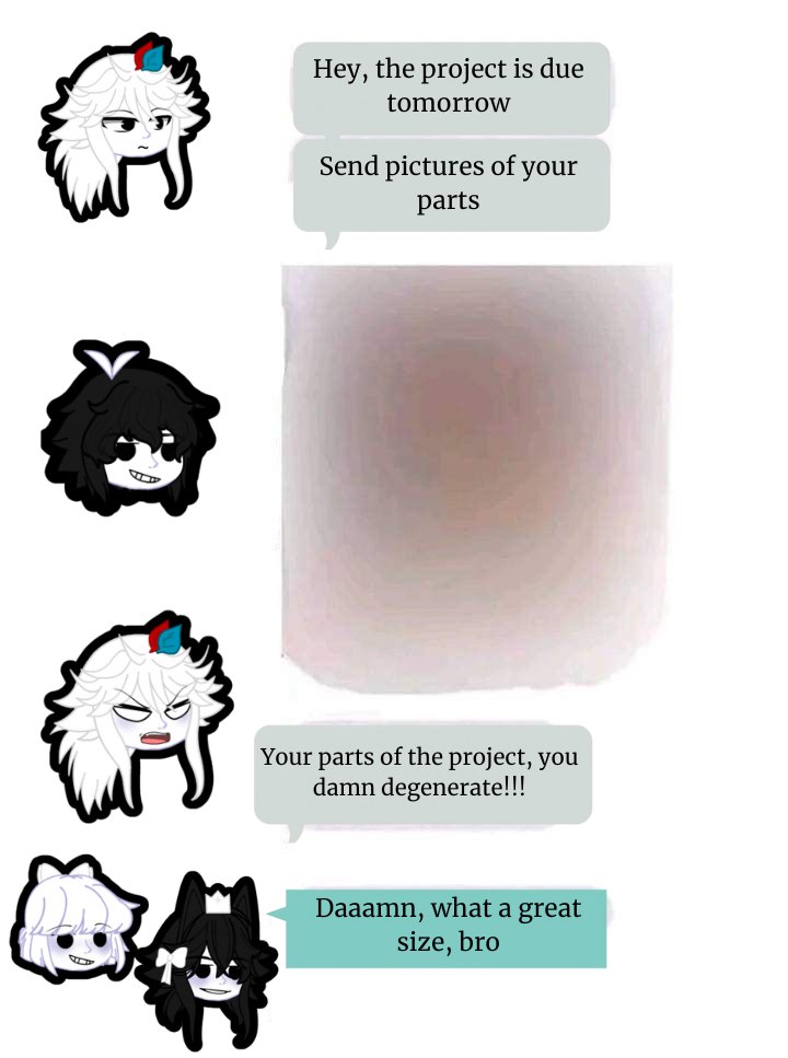 The_Dottore21's tweet image. Random image of the day: Team project - My AU