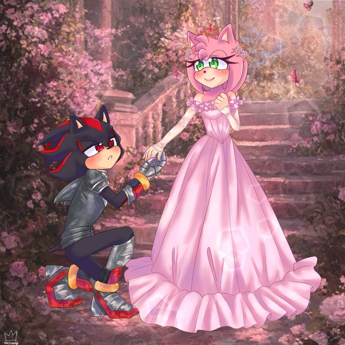 My knight 
#shadamy #amyrose #ShadowTheHedgehog