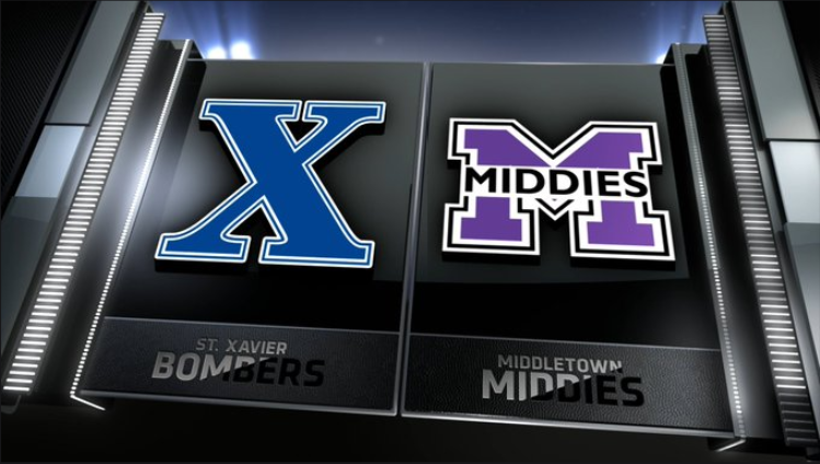 The <a href="/OHSAASports/">OHSAA Sports</a> Final Four" Friday :7p.
<a href="/StXFB/">Bomber Football</a> and <a href="/midtownmiddies/">Middletown Middies</a> begins now LIVE!
💻 Stream here: tinyurl.com/ohsaaboxcast-c…
Welcome Stadium Dayton
<a href="/MHSMiddieTweets/">Middletown HS</a> <a href="/stxinfo/">St. Xavier High School</a> <a href="/stxsports/">Cincy St. X Sports</a> <a href="/coachrklotz18/">Robert Klotz</a> <a href="/1coachmorrison/">Coach Morrison</a> <a href="/CramerdingOT66/">Andrew Cramerding</a> <a href="/CarterLessing/">Carter Lessing</a> <a href="/BraydenReilly25/">Brayden Reilly '26 ATH</a> <a href="/JalinMarshall/">Jalin Marshall....</a>