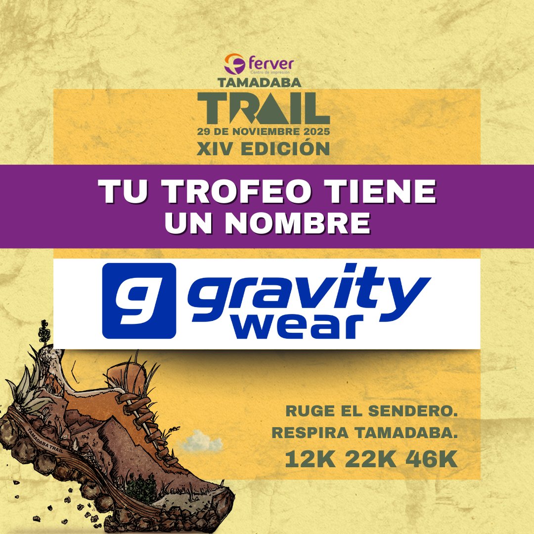 Este año damos un salto grande: los trofeos, medallas y piezas del podio de la #FerverTamadabaTrail llevan el sello creativo de Gravity Wear 🏆🔥
Profesionales, cercanos y con un diseño brutal.
Cuando tengas tu premio en la mano, recuerda: también habla de ellos.