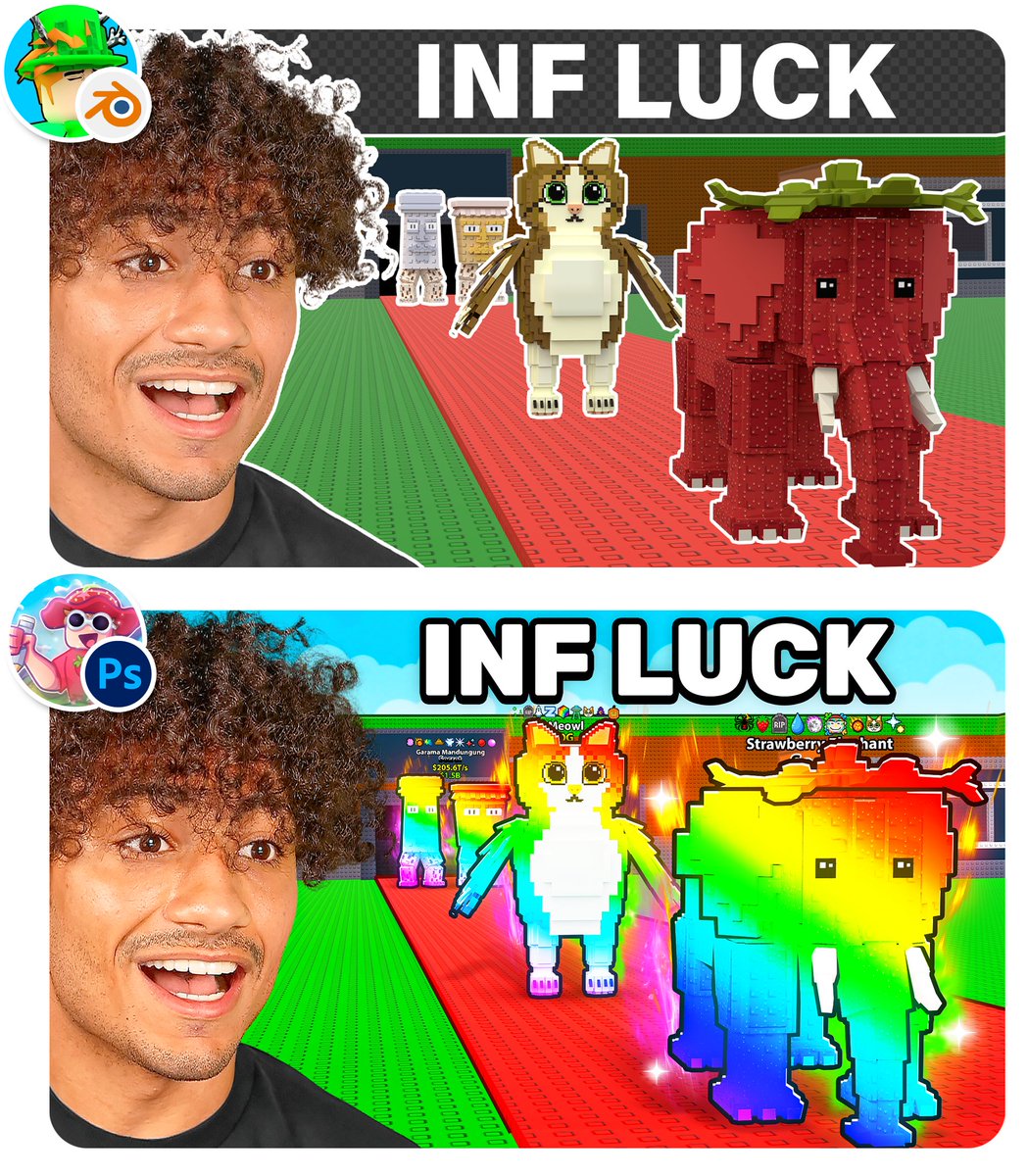 StrawBerrieGFX's tweet image. [💎] Thumbnail Collab /w @IrfanDesigns
[✍️] Commission for @Foltynnn
[❤️] Likes and retweets are appreciated!
#ROBLOX #robloxart #GFX #RobloxDev