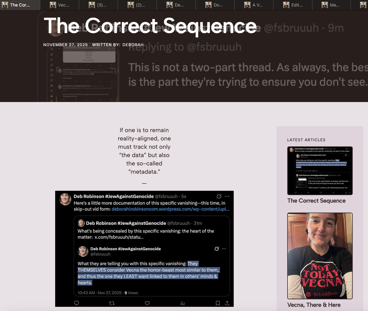 fsbruuuh's tweet image. &quot;The Correct Sequence&quot; (just now): wp.me/pb7UbN-3Y4

&quot;If one is to remain
reality-aligned, one
must track not only
&apos;the data&apos; but also
the so-called
&apos;metadata.&apos;&quot;