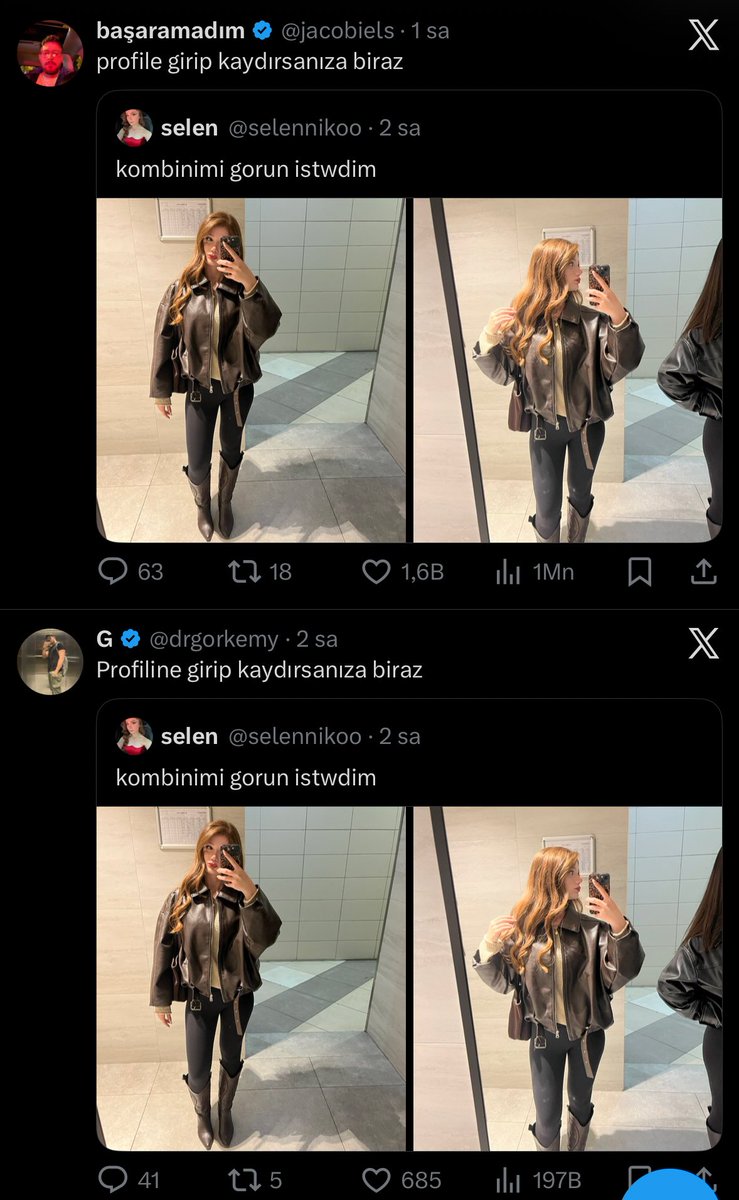 birbirinizi mi kasıyonuz anlamadım ki