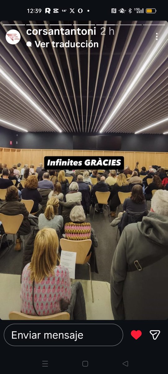 Gràcies, Cor de Sant Antoni, per fer possible una associació de veïns que representi a tothom, a tots els veïns. 🙌
Gràcies per la presentació d’ahir i a tots els que van intentar entrar i no van poder per la violència verbal dels qui ho impedien. Els feixistes són ells!