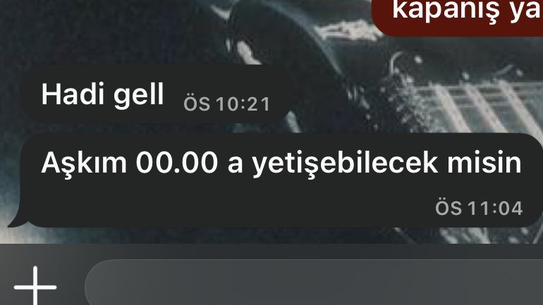 mesut gelemeyebilirim