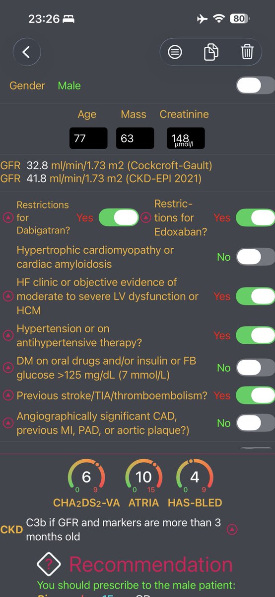 FISTofHEAVENS's tweet image. A new version of my favorite adjutant in the world of anticoagulants has been released.
Does your patient have AF or PE? Are you unsure which anticoagulant is best for a particular patient? The adjutant can handle this task in seconds.
apps.apple.com/us/app/ak-adju…
#Afib #PE #DOAC #AK