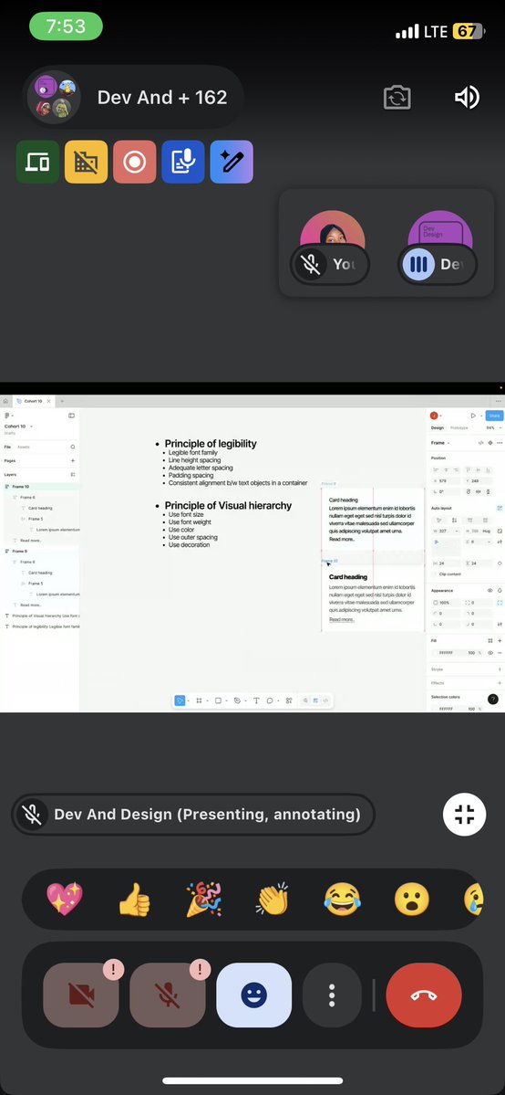 Blue_morrphoo's tweet image. Day 18 of my UI/UX Design Bootcamp with @devanddesignhq  @Joe_brendan_ 
We learned key text design principles today:

• Legibility
• Visual hierarchy
• Contrast
• Font-family consistency
• Proximity
Typography =clearer, better UX😇

#devanddesign10 #figma #visualdesign #UIUX
