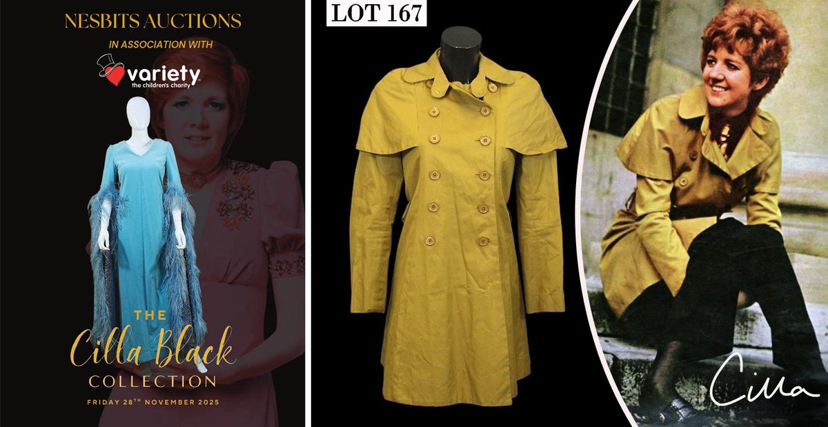 🎉 From 1pm to 4pm today is the #CillaBlack Friday #CharityAuction! Which of #Cilla's iconic outfits would you ♥️ to own? 👗👉Auction link: easyliveauction.com/catalogue/4ce2…
#BritishFashion #biba #alexandermcqueen #fashiondesigner #BlindDate #surprisesurprise #thebeatlesfans #cliffrichard