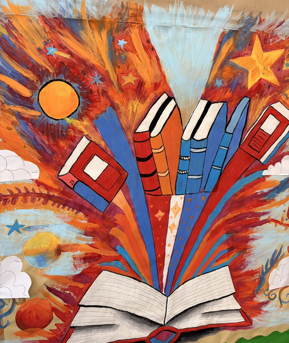 How beautiful is Miss Murray’s latest creation for a reading corner in Year One? 📚 📕 📚