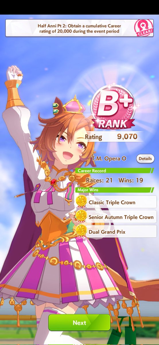 Labrys2368's tweet image. The run i did with 4 guts cards and the tazuna support card WOULD be my first triple crown wouldnt it- BUT WHAT IF WE DID IT TWICE?