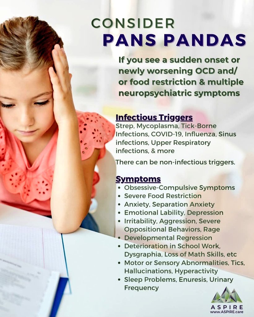 PandaMama2024's tweet photo. #PansPandasHour
Share = Aware
#TeamGP #EdPsychs #CYP #School #Nursing #ChildrensNurse #Paediatrics #Neurology #Rheumatology #YouthMentalHealth #OT #SLT https://t.co/kM9XzOr3dJ