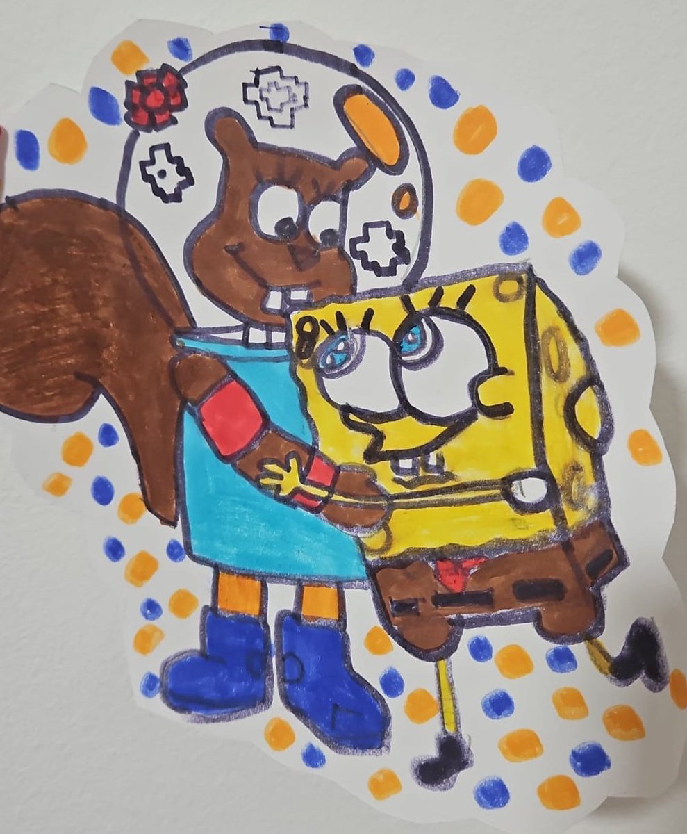 Paola1371385's tweet image. 🔥💥 Just finished an epic hand-drawn piece for @gensynai
Inspired by SpongeBob, with vibrant colors and Gensyn logos.
It was my favorite cartoon growing up, nostalgia and creativity exploded!