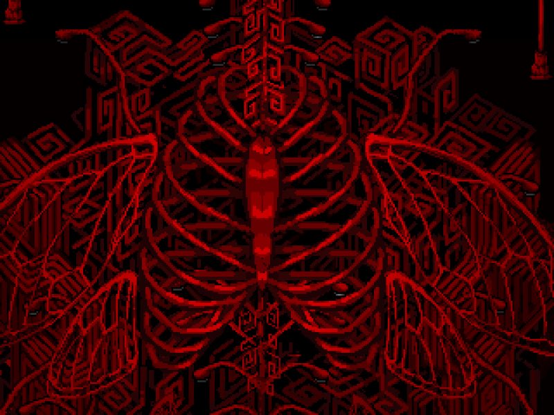 ynfgbot's tweet image. yume 2kki (2007)
red streetlight world