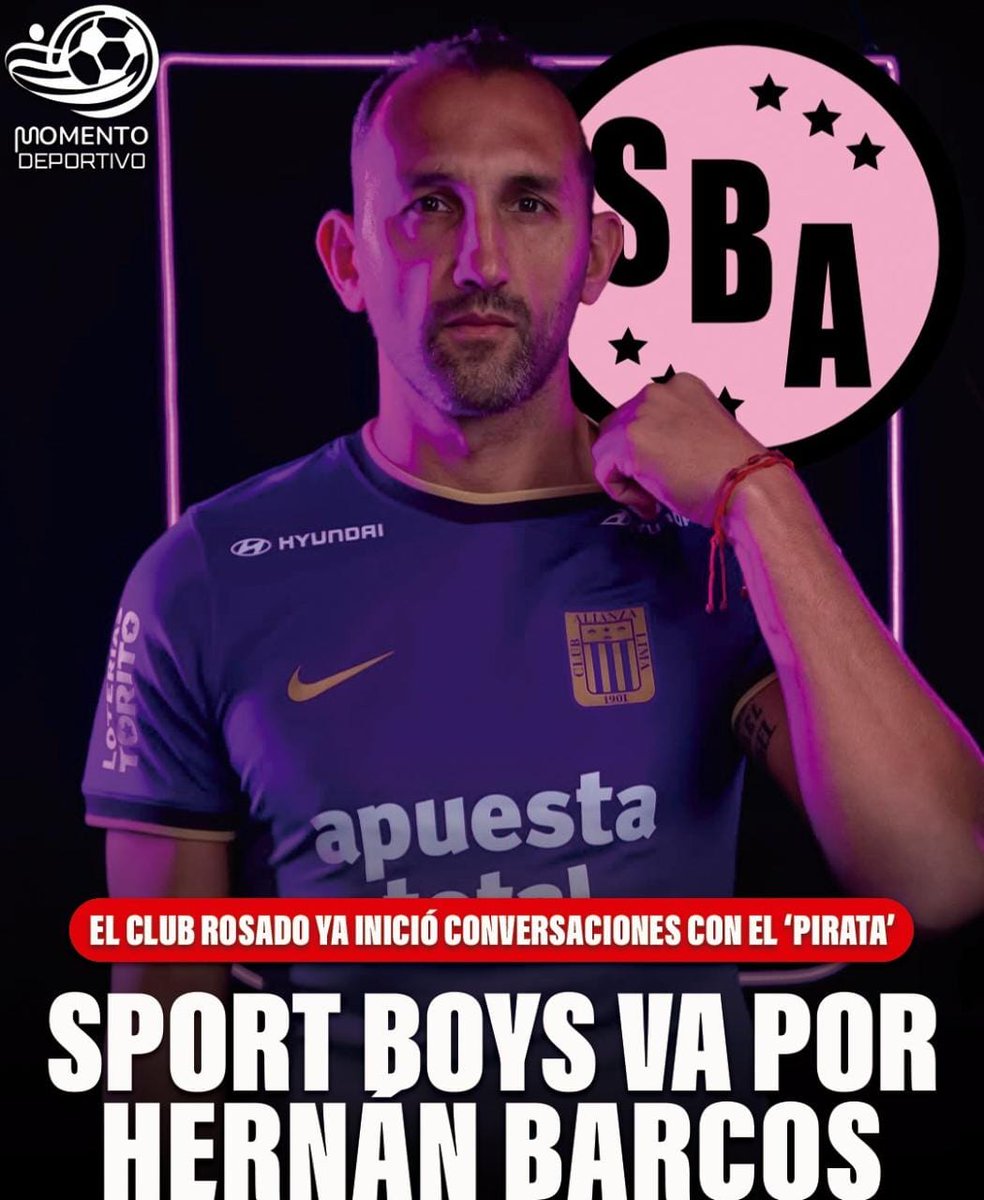 BonozoJess93626's tweet image. 🚨 Sport Boys ya inició conversaciones con Hernán Barcos 🇦🇷 (41) para la próxima temporada. Alianza Lima no le renovará contrato y será agente libre.

💰 Hoy tendrá reunión con el club rosado abordar el tema económico. Lo quieren como líder pensando en el Centenario.