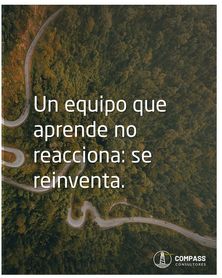Un equipo que aprende no vive apagando incendios.

Hace algo más profundo: se reinventa cuando el contexto cambia.
Aprender juntos baja la reactividad, abre perspectiva y permite tomar decisiones con menos presión y más claridad.

#EquiposQueAprenden #CulturaDelCuidado