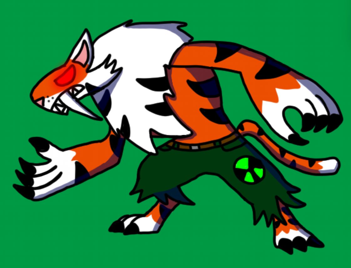 Tiger Fang got more white fur