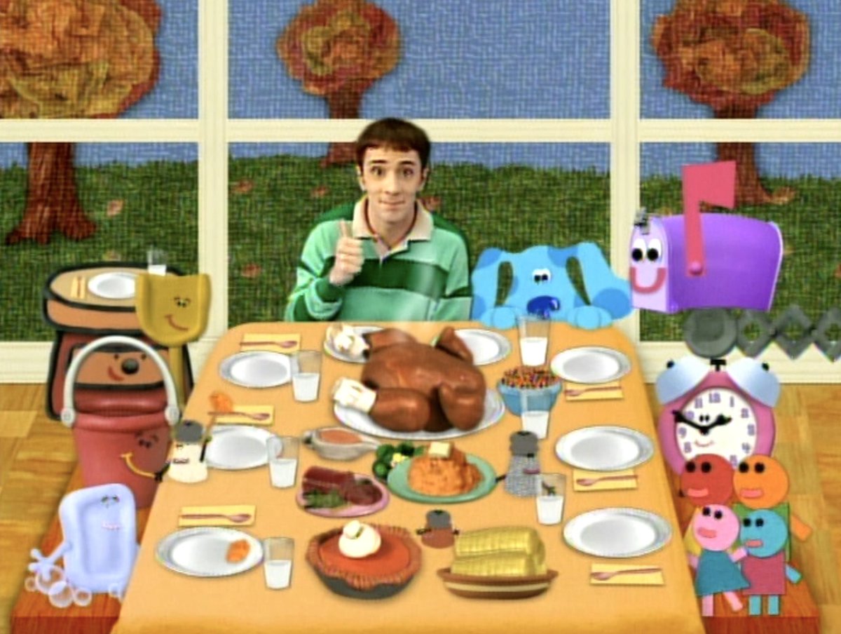 RetroNewsNow's tweet image. 🦃 ‘Blue’s Clues’ (1999)