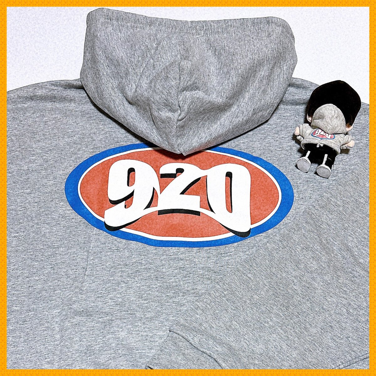 注文したのを忘れてた920パーカーが届きました😊 Mでもゆったりと着れ