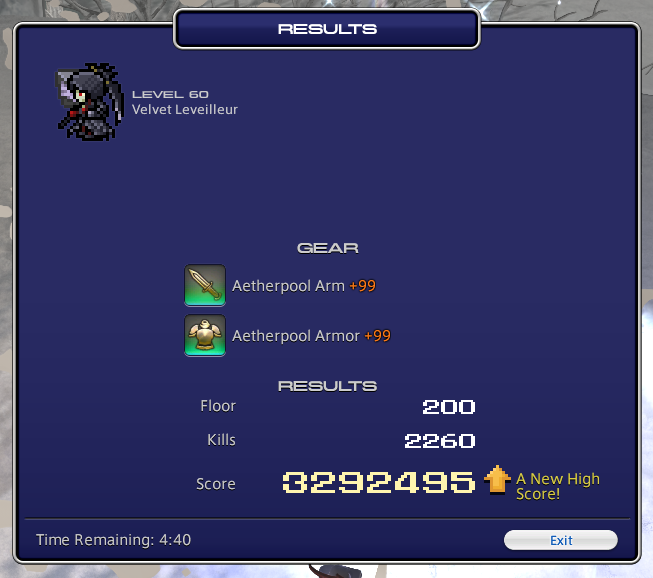 First PotD score run, Reaper is very fun in there : )