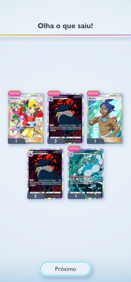 edilsonthecoder's tweet image. Meu primeiro God Pack. 😱✨
.

#PokemonLegendsZA #PokemonGO #Pokemon #PokemonTCGPocket