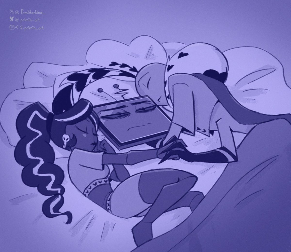 Pomidorkina_'s tweet image. the vees not leaving their mf despite everything he did healed something in me

#HazbinHotel #hazbinhotelseason2 #HazbinHotelVees