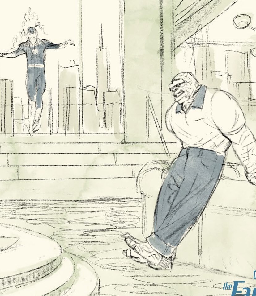 Family dinner 💙 

Concept art des Fantastic Four durant Thanksgiving pour ‘ THE FANTASTIC FOUR : FIRST STEPS’. 

( via IG wes_burt)