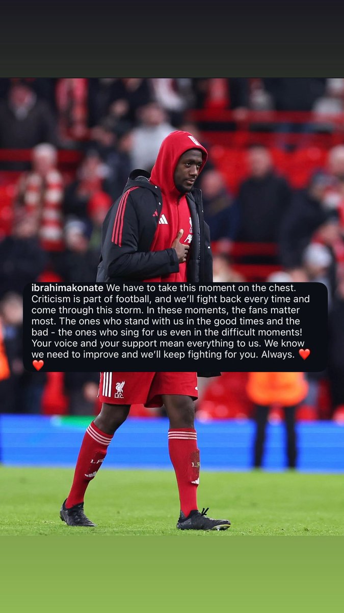 Ibou on Insta 😭

#LFC 🔴