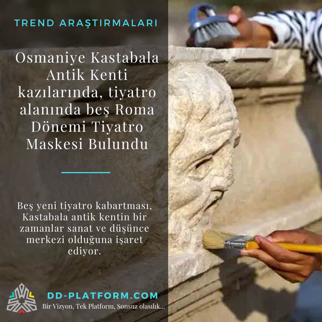 dd_platform's tweet image. Osmaniye Kastabala Antik Kenti kazılarında, tiyatro alanında beş Roma Dönemi Tiyatro Maskesi Bulundu
dd-platform.com/osmaniye-kasta…
#Roma #Antik #tiyatro #maske #arkeoloji #kesif #osmaniye #Kastabala