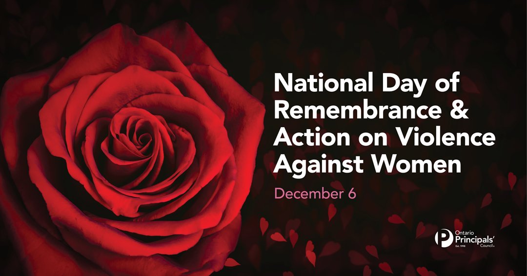 Today is the National Day of Remembrance &amp; Action on Violence Against Women. As we remember the 14 young women killed at Polytechnique Montréal in 1989, we must commit to fight the hatred and misogyny that still exists today.