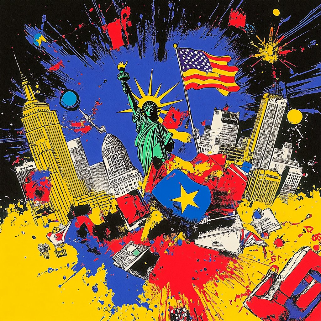 arts_kali's tweet image. Hey good night !!

💙💛

Here is my &quot;Chaos&quot; artwork on @objktcom !

1 edition | 12 tez

Link 👇🏻