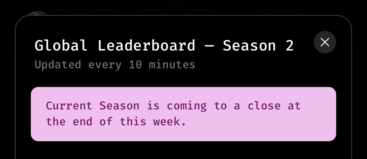 One day left in Capture the Gap – Season 2.

You can still join from zero and earn meaningful XP before the season closes on Friday!

Connect your wallet
Pick one or more chains
Push updates when oracle gas prices drift from live Gas Network data
