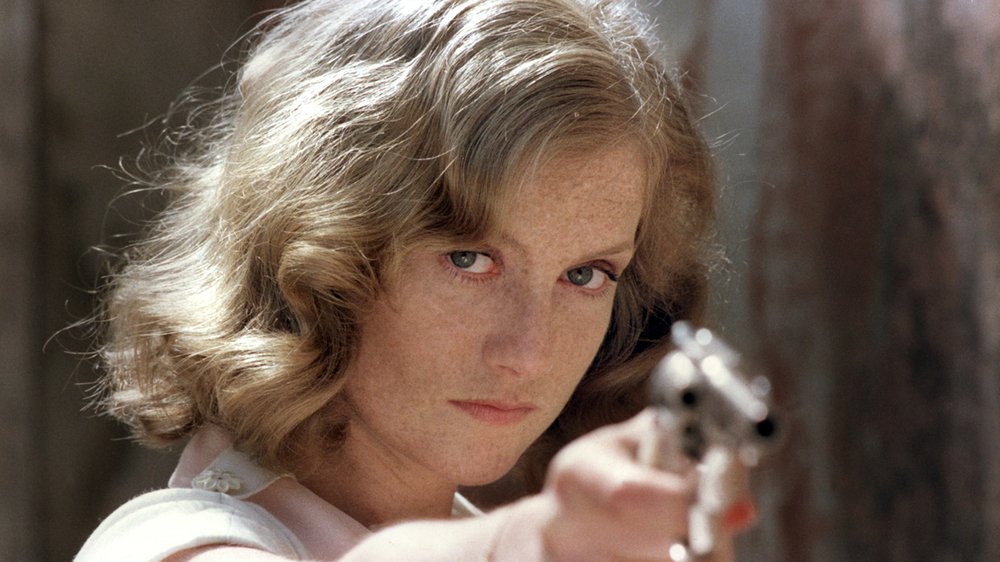 Isabelle Huppert dans Coup de torchon, un film réalisé par Bertrand Tavernier (1981).