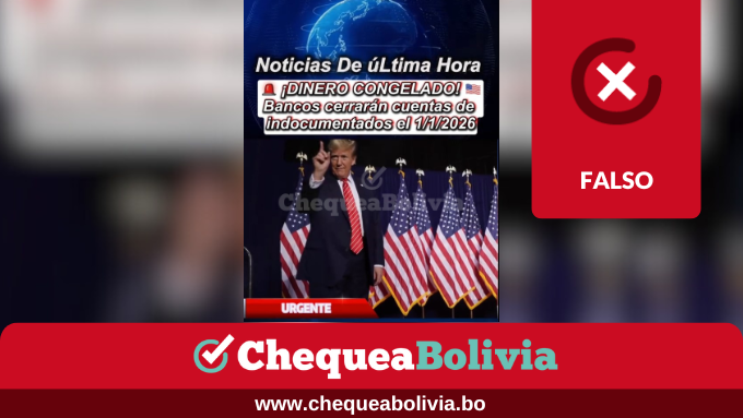 🚨No, no hay una orden federal que impida a los inmigrantes indocumentados tener cuentas bancarias en Estados Unidos a partir del 1 de enero de 2026
🔎No existe ninguna orden firmada por el presidente Donald Trump ni por ninguna agencia gubernamental que prohíba a los inmigrantes