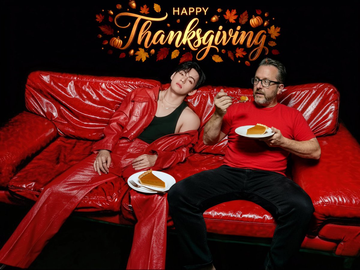 KpopDAD1's tweet image. Happy Tae&apos;s-giving 😁, sometimes the food coma hits and you can&apos;t eat another bite. Never had that problem myself. #happythanksgiving #KIMTAEHYUNG #kpopdad @bts_bighit @BTS_twt