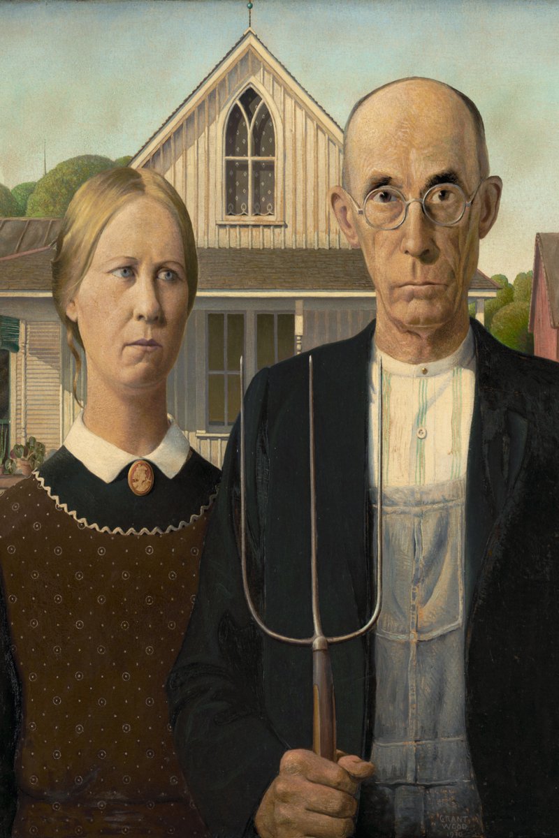 Grant Wood, American Gothic, 1930