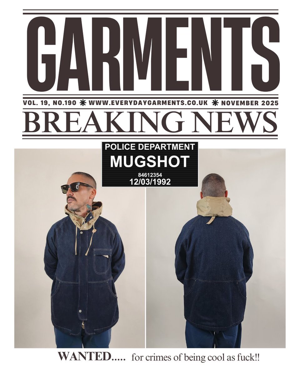 Cerys Parka jacket 
Everyday Garments One-man Independent Clothing Label