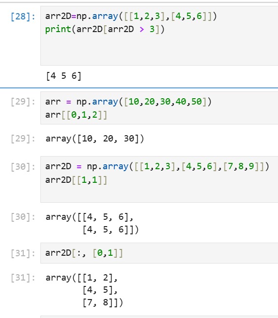 sh63425's tweet image. Day 16 — NumPy Indexing &amp;amp; Axis 

Learned how indexing works in 2D/3D arrays and finally understood axes (axis 0 = rows, axis 1 = columns).
Feels much easier to slice and pick data now 🔥

#100DaysOfDataScience #NumPy #Python #LearningInPublic