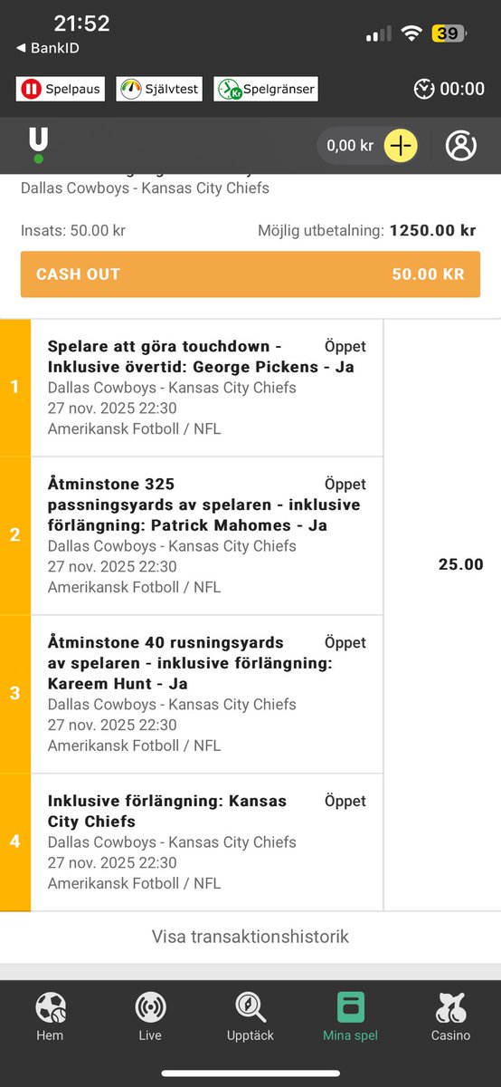 Chablisbajen's tweet photo. Chiefs tar cowboys i prutten ikväll. #Allaiängbyreser #thatsitmannen https://t.co/4FtxYhpFbg