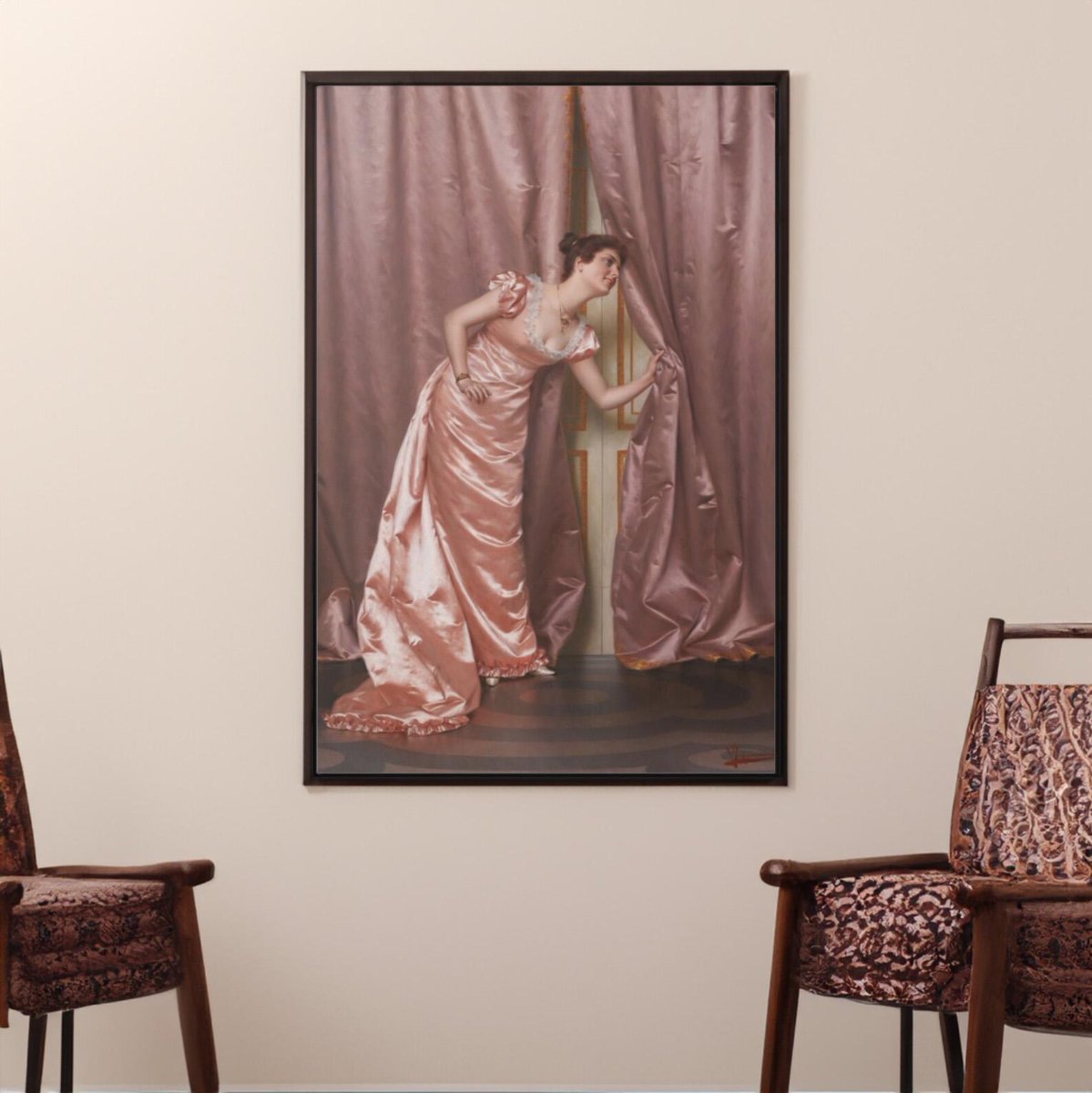 Vittorio Reggianini, Eavesdropping, 19th century

Love this artwork? Make it yours. Shop the print now.
etsy.com/listing/179480…