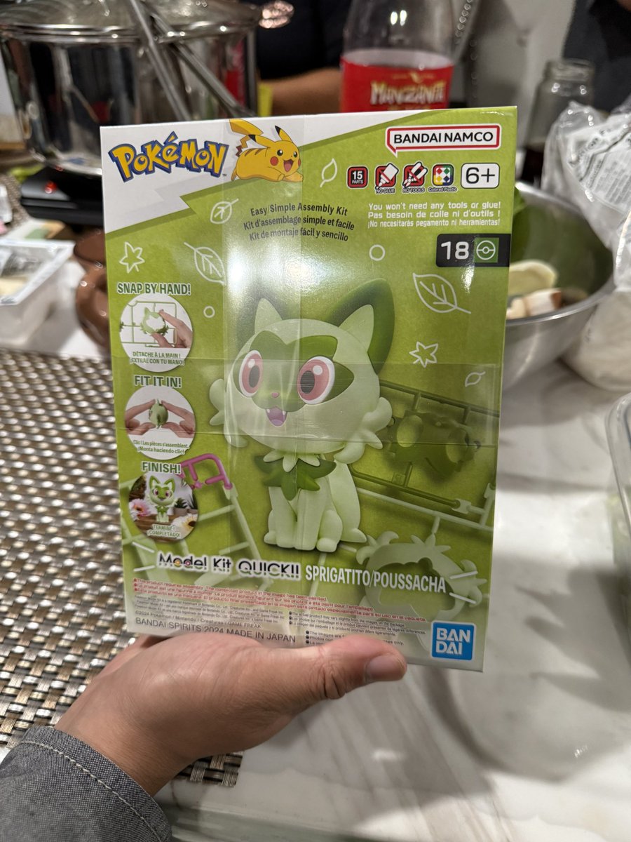 ramenbrothh's tweet image. Little sprig model kit me and bf assembled wahhh