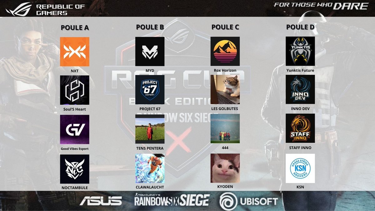 🔥ROG CUP BLACK ÉDITION CE WEEK-END ! 🔥

Mesdames et messieurs… SAMEDI &amp; DIMANCHE, on s’embarque pour LE PLUS GROS WEEK-END DE COMPÉTITION jamais organisé sur ma chaîne.
 La ROG CUP Black Edition, c’est maintenant, et ça va être une DINGUERIE  !

🎬 Début du live samedi à
